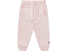 Mads Nørgaard Pavo sweatpants heavenly pink with logo print